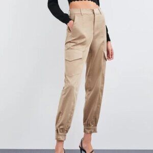 ZARA | Satin Cargo Pant | Sz. S
